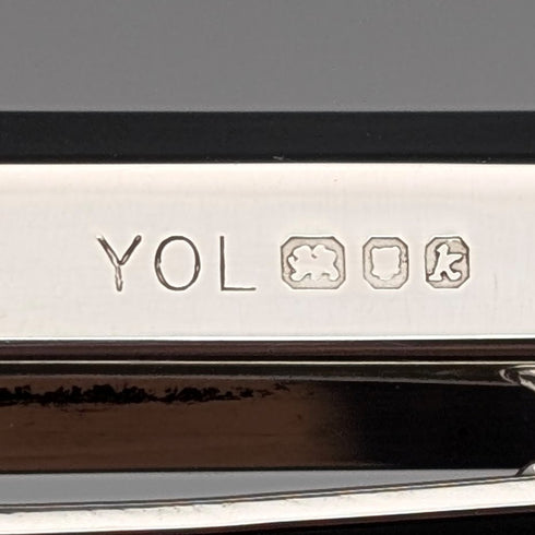 1965年 英国ヴィンテージ ヤード・オ・レッド 純銀製 推進式ペンシル ヘキサゴン 純正替芯付 ケース入