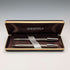 Vintage American Sheaffer sterling silver mechanical pencil and ballpoint pen set in case