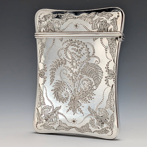 1878 英國古董純銀卡包 92 克 Robert Thornton