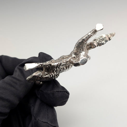 英国CSR Limited 純銀製 アイリッシュ・セッター ミニチュアドッグ フィギュリン