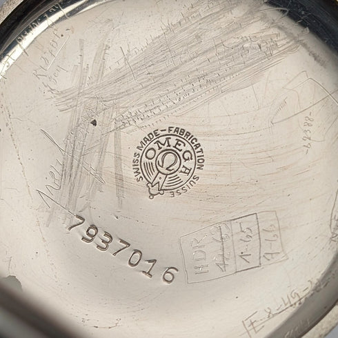 1930年頃 ヴィンテージ オメガ 懐中時計 合金ケース オープンフェース 動作良好