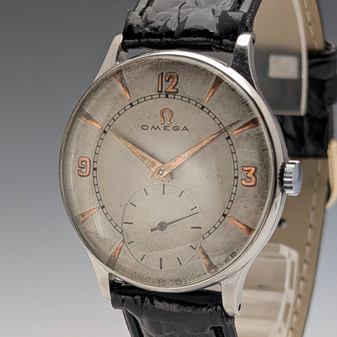 1956年 オメガ Ref2317/13 紳士用 機械式腕時計 Cal266 35mmステンレスケース 動作良好