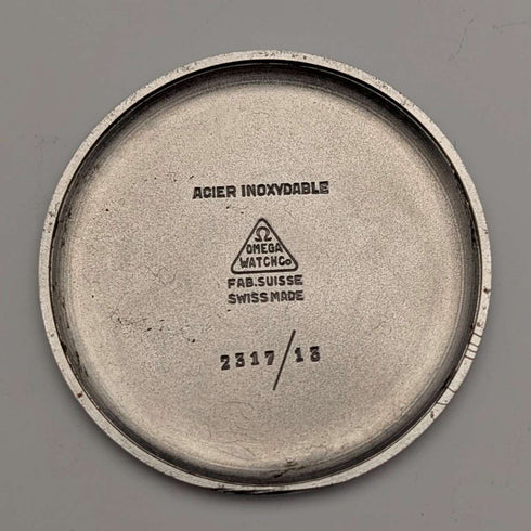 1956年 オメガ Ref2317/13 紳士用 機械式腕時計 Cal266 35mmステンレスケース 動作良好