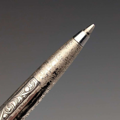 Vintage American Sheaffer sterling silver mechanical pencil and ballpoint pen set in case