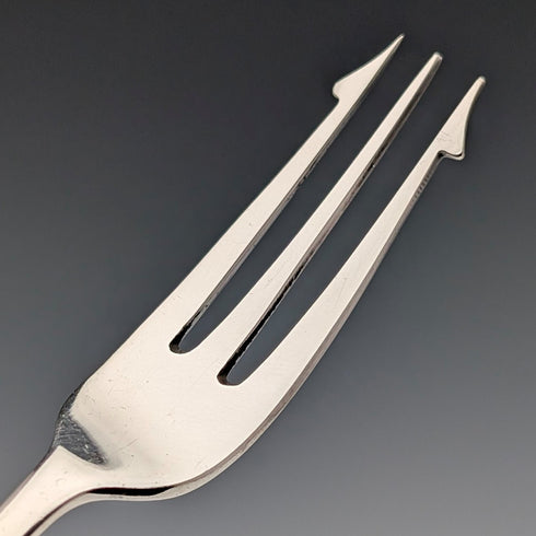 英国アンティーク シルバープレート製 デザートカトラリートリオ Barker Brothers ケース入