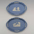 British Vintage Wedgwood Jasperware Pintish Pair, Pale Blue