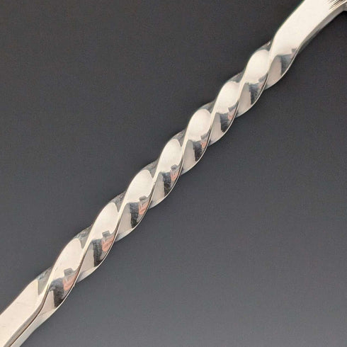 約 1850 年英國古董鍍銀甜點湯匙 x12 Jehoiada Alsop Rhodes 含盒