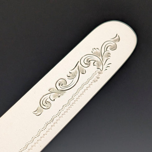 1939年頃 英国ヴィンテージ 純銀ハンドル カトラリー5ペア Barker Brothers 木箱入り