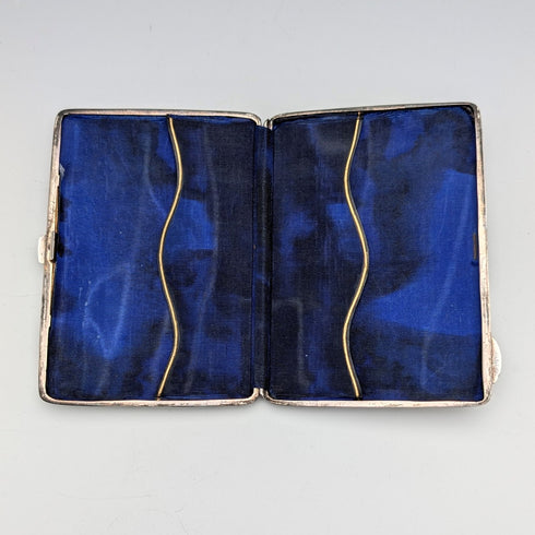 1889 英國古董純銀雙門卡包 73 克 Minshull & Latimer