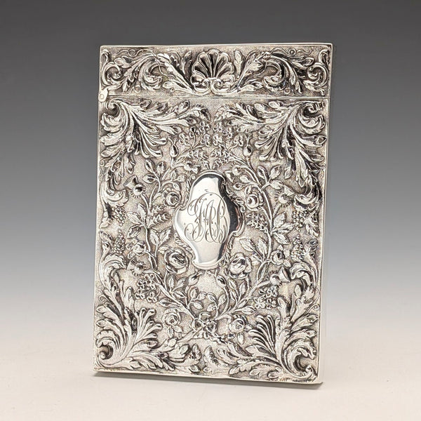 1837 年英國古董純銀卡包 63 克 Gervase Wheeler