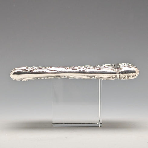 1902 年英國古董純銀浮雕裝飾卡盒 52 克 Henry Matthews