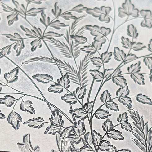 1899年 英国アンティーク 純銀製 カードケース 64g Robert Thornton