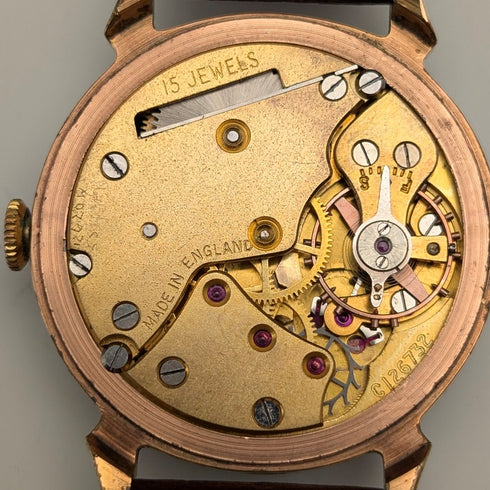 1960年代頃 英国ヴィンテージ スミス 腕時計 SMITH DeLux 15石機械式 動作良好