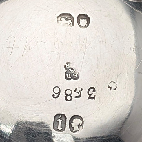 1864年 英国アンティーク 純銀製 マグカップ 131g Edward & John Barnard