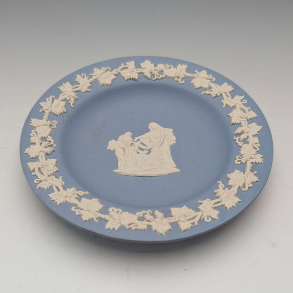 英國復古 Wedgwood 碧玉盤淡藍色