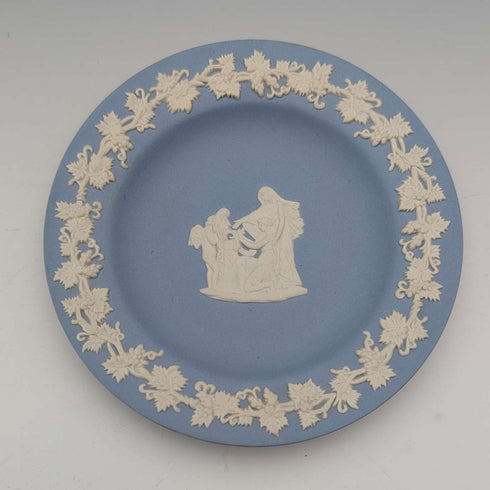 英國復古 Wedgwood 碧玉盤淡藍色