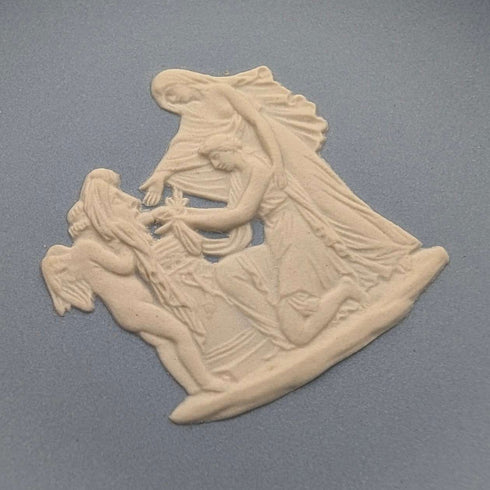 英國復古 Wedgwood 碧玉盤淡藍色
