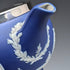 British antique Wedgwood tea set, Jasperware, Royal Blue