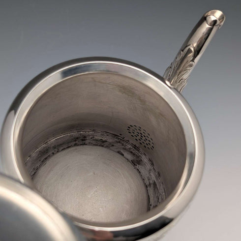 1900 年左右英國古董鍍銀茶壺約翰·亨利·波特