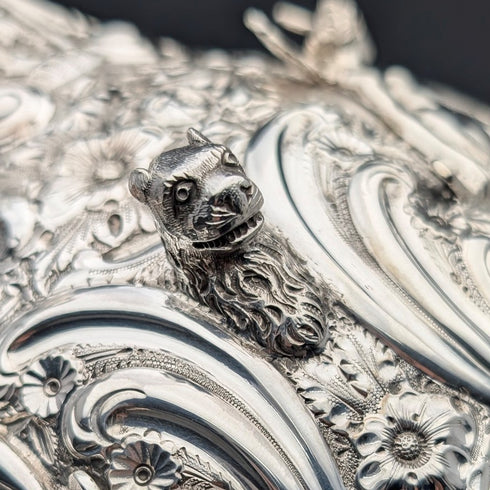 【お取り寄せ品】1893 英国アンティーク 純銀製 クラレットジャグ 900g Mappin&Webb