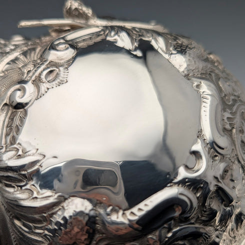 【お取り寄せ品】1893 英国アンティーク 純銀製 クラレットジャグ 900g Mappin&Webb