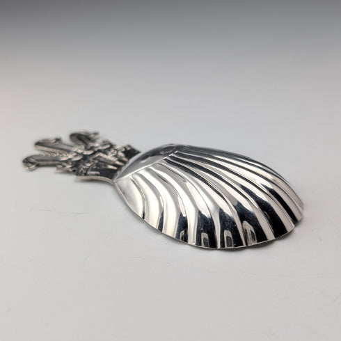 1981年 英国ヴィンテージ 純銀製 ティーキャディースプーン Roberts&Belk