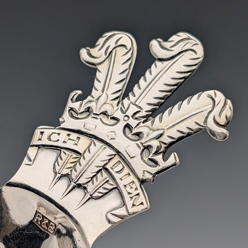 1981年 英国ヴィンテージ 純銀製 ティーキャディースプーン Roberts&Belk