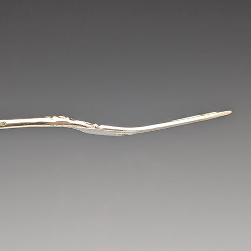 ドイツ ヴィンテージ 835シルバー製 デザートフォークペア 薔薇彫刻 August Betz