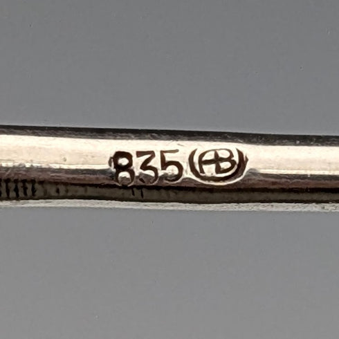 ドイツ ヴィンテージ 835シルバー製 デザートフォークペア 薔薇彫刻 August Betz