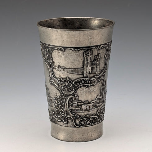 ドイツヴィンテージ ピューター製 ビーカーカップ