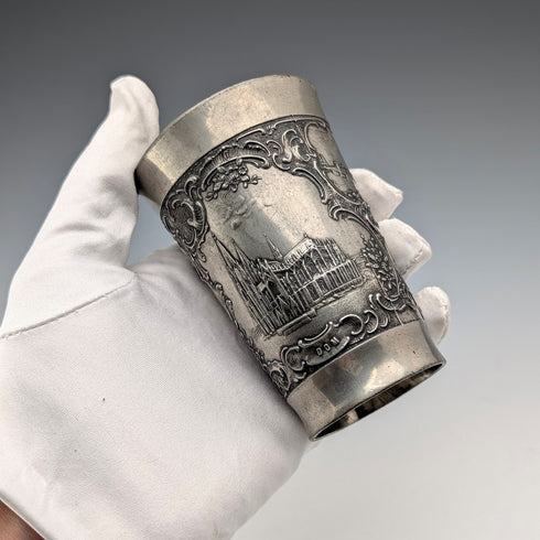 ドイツヴィンテージ ピューター製 ビーカーカップ