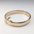 英国ヴィンテージ 9ctゴールドロールドゴールド製 バングル/ブレスレット EXCALIBUR