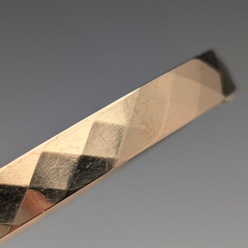 British vintage 9ct gold rolled gold bangle/bracelet Henry Griffith and Sons