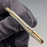 1905 British antique white mother-of-pearl handle pure silver button hook Francis Howard