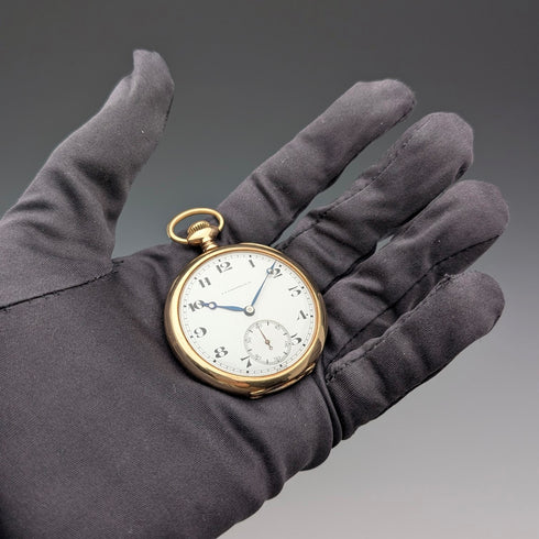 Circa 1915 Antique Vacheron Constantin Pocket Watch 14K Solid Gold Case JECaldwell In good working order