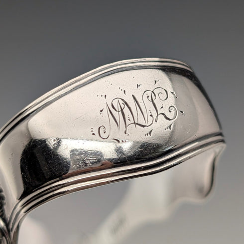 1827年 英国アンティーク 純銀製シュガートング 64g WC