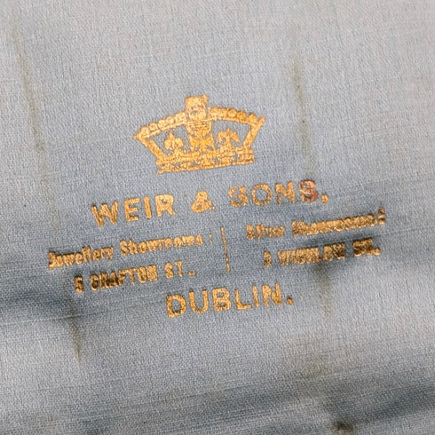 1912年 英国アンティーク 純銀製ティースプーン6本&シュガートングセット 計108g ケース入 Joseph Rodgers&Sons