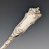 1912 British antique sterling silver tea spoons and sugar tongs set, 6 pieces, 108g, case included, Joseph Rodgers & Sons