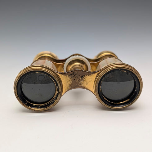 French antique mother-of-pearl opera glasses and binoculars LEMAIRE