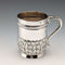 1894 British antique sterling silver mug 141g Josiah Williams & Co.