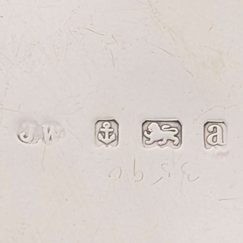 1900年 英国アンティーク 純銀製 リングボックス 103g John Edward Wilmot
