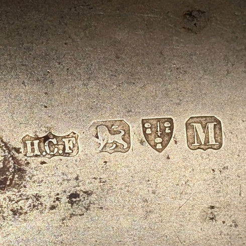 1895 年英國古董純銀盒 75 克亨利查爾斯弗里曼