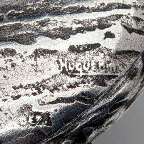 Circa 1902 Antique Longines Pocket Watch with Warrior & Ship Engravings, Silver Side Hunter Case, Good Working Condition