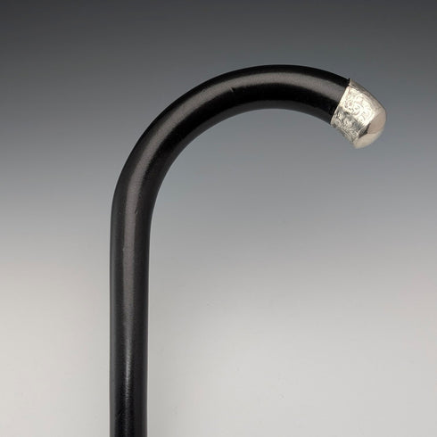 1923 年英國古董男士彎柄純銀裝飾手杖 94 公分 Kendall&Sons