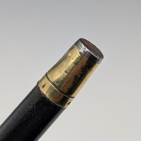 1923年 英国アンティーク 紳士用 曲がりハンドル 純銀装飾 ステッキ 杖 94cm Kendall&Sons