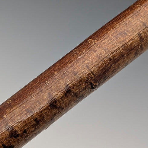 ヴィンテージ ブラウンシャフト ダッグヘッドハンドル トラベルステッキ 杖 91cm