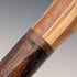 Vintage brown shaft rondelle handle walking stick 93cm