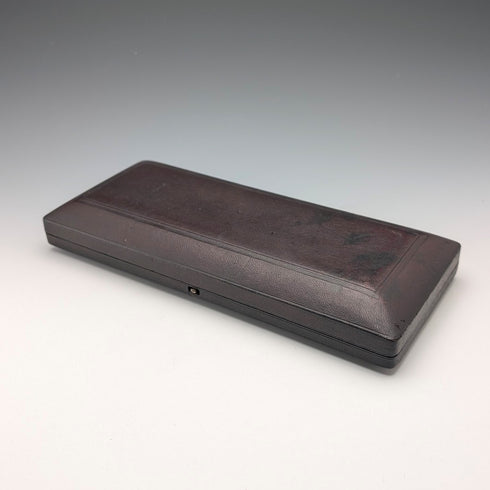 19世紀後半 英国アンティーク シルバープレート製 ベリースプーン ペア ケース入