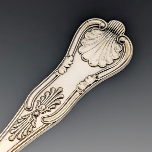 19世紀後半 英国アンティーク シルバープレート製 ベリースプーン ペア Walker&Hall ケース入