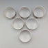 Antique British silver plate napkin rings, set of 6